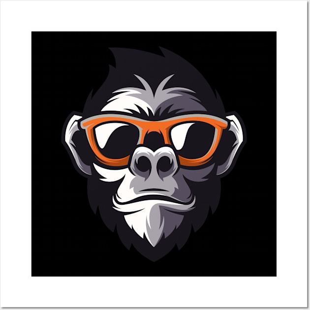 Monkey Face Wall Art by TambuStore